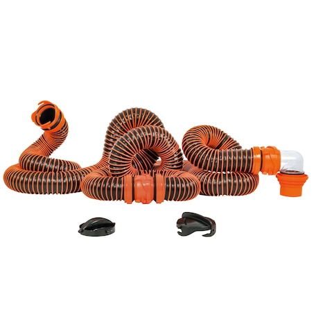 CAMCO RhinoEXTREME 20 and #39 Sewer Hose Kit w/4 In 1 Elbow Caps 39867